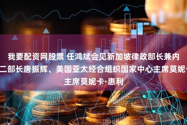 我要配资网股票 任鸿斌会见新加坡律政部长兼内政部第二部长唐振辉、美国亚太经合组织国家中心主席莫妮卡·惠利